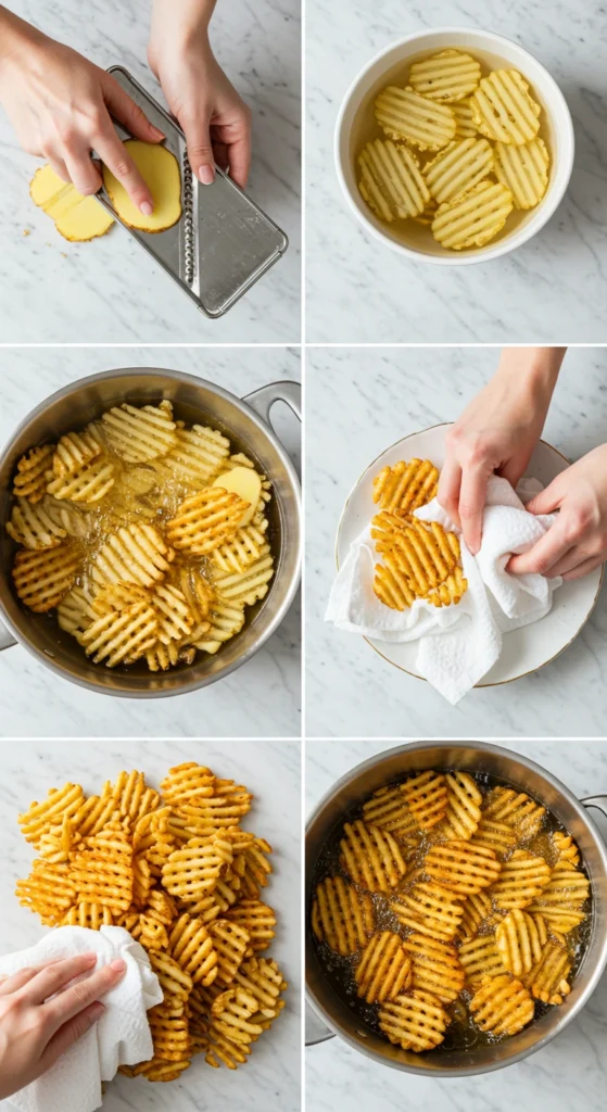 Chick fil a waffle fries recipe that rivals the original! Master 7 insider secrets that guarantee the perfect golden crunch every single time. Try these techniques today. 